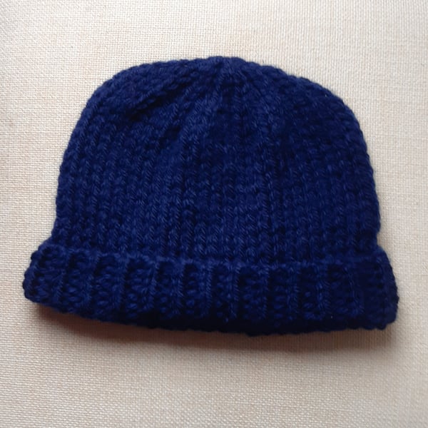 KNITTING PATTERN PDF My Navy Hat