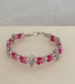 Pretty in Pink Wirework Bangle - 7.5 ins - Image 2
