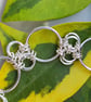 Handmade sterling silver chainmaille bracelet  - Image 4