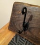 Beautiful Rustic Board with Vintage Coat Hooks - Image 3