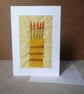 Individually Hand Crafted Textile Blank Card - Image 1