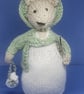 Hand Knitted Regency Mouse - Jane