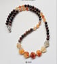 Designer Carnelian & Pietersite Necklace - Image 8