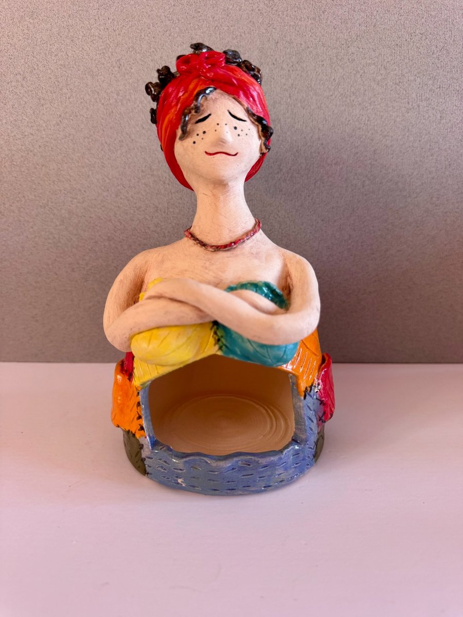 Ceramic Lady, Multi purpose holder