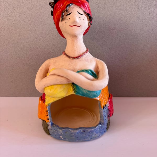 Ceramic Lady, Multi purpose holder
