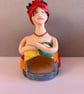 Ceramic Lady, Multi purpose holder - Image 1