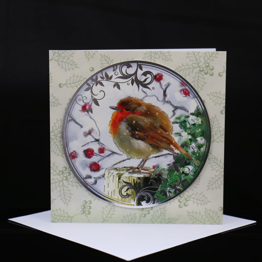 Robin Christmas Card