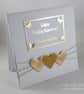 Handmade 50th Wedding anniversary card, golden wedding anniversary - Image 4
