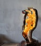 Sculptural wood torso lamp - Image 2