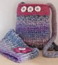 Crocheted Bag & Knitted Headband Set - Image 1