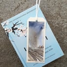 Bookmark. Rain Over The Countryside. Original Painting