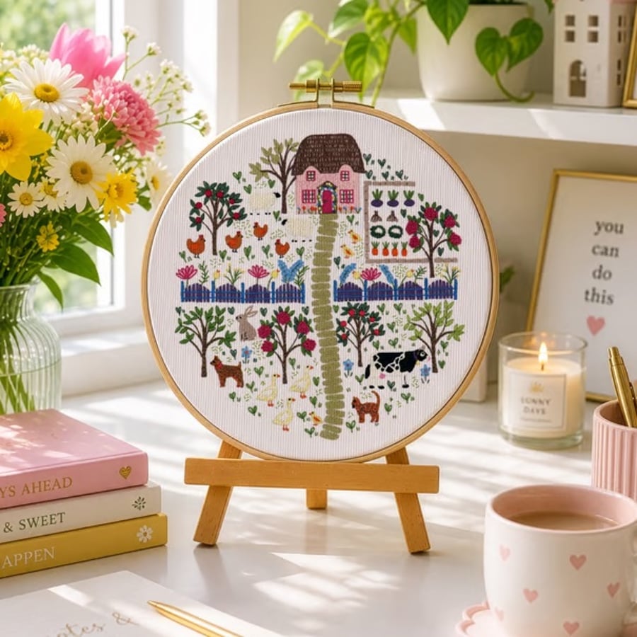 The Homestead Hand Embroidery PDF Pattern