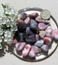 10 Botswana Agate Crystal Polished Tumblestones, Chakra, Reiki, Craft, Mosaic - Image 3