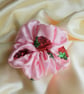 Strawberry Sequin Double Layer Tulle Scrunchies Perfectly Imperfect - Image 3