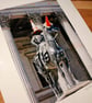 Duke, Horse, Cones, Glasgow mounted print FREE DELIVERY - Image 4