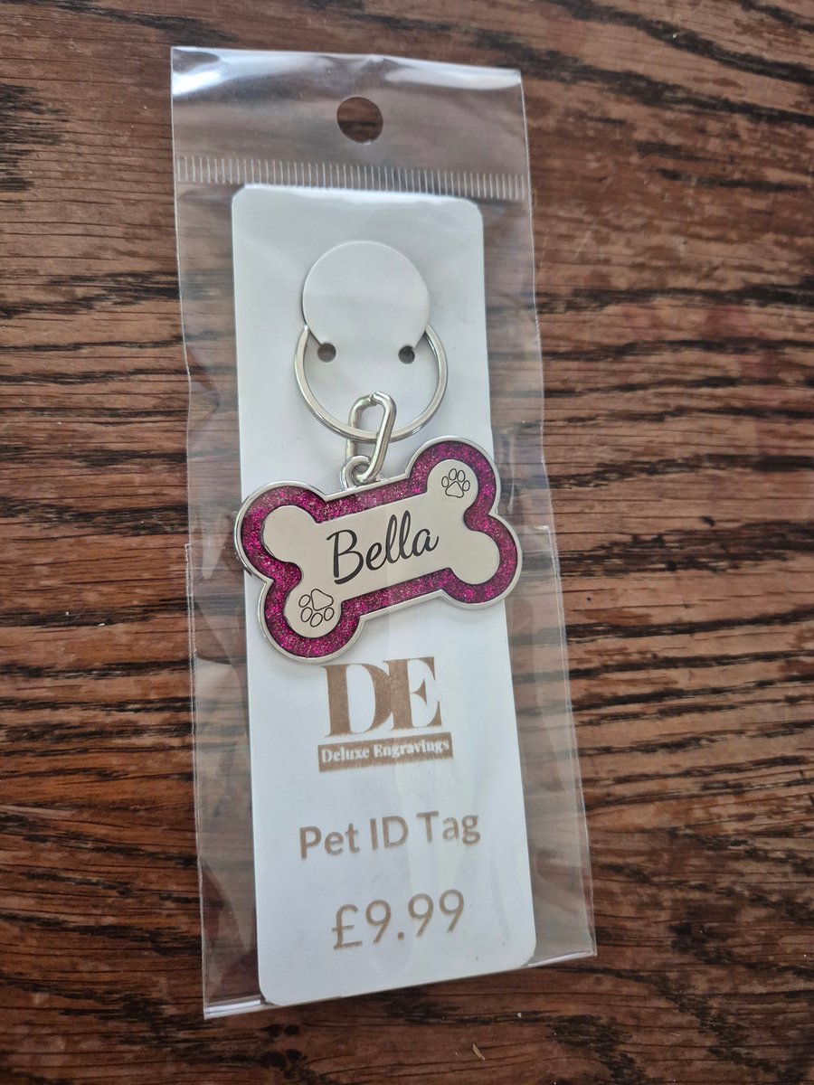 Engraved Dog Collar Name Tag