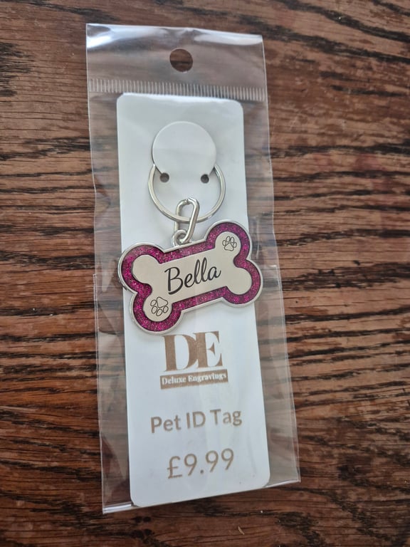 Engraved Dog Collar Name Tag