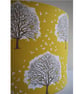 Handmade Drum Lampshade In Joel Dewberry's Majestic Oak Fabric - Ceiling Fitting - Image 2