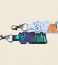 Camping Keyring - Peace Love Tent Bag Charm