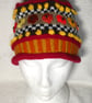 Circles and Bobbles Multicoloured Hat Pattern PDF Knitting Pattern. 3 sizes. - Image 8