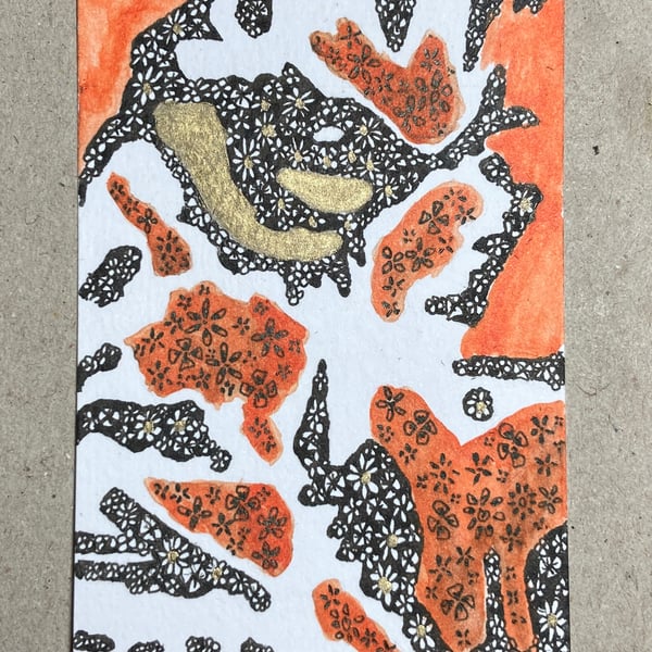 ACEO Abstract Tiger’s Eye