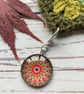 Stitch markers for crochet & knitting Autumnal mandala - Image 1