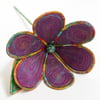 Textile Art Flower