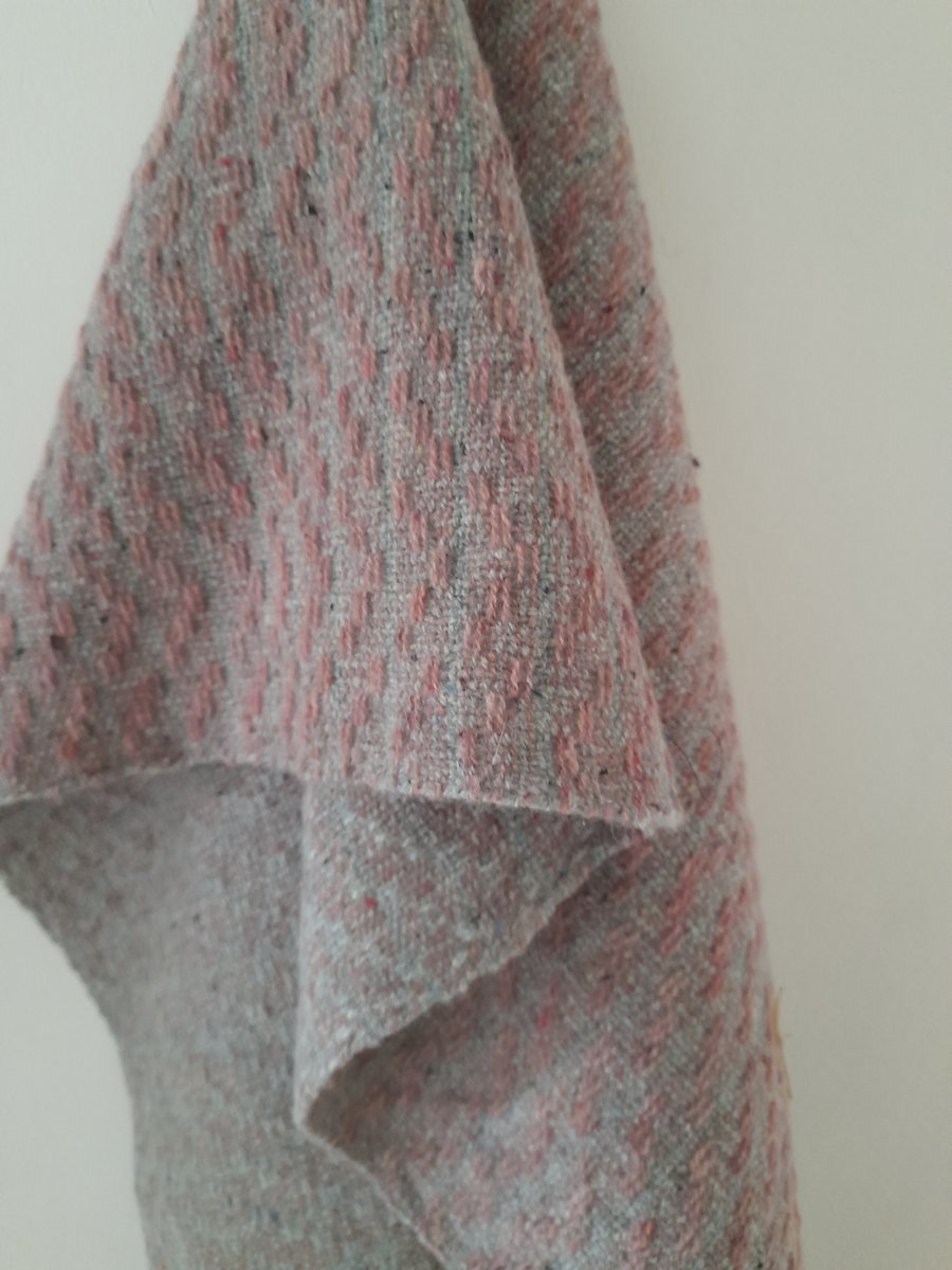 Handwoven " Sweet Pea" scarf