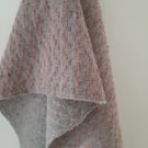Handwoven " Sweet Pea" scarf