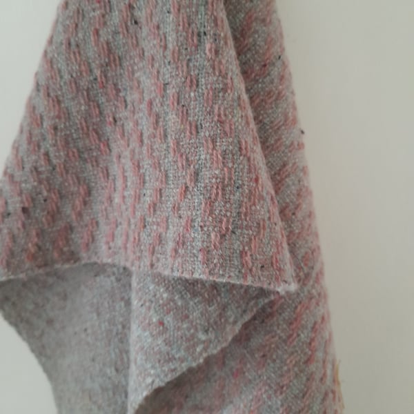 Handwoven " Sweet Pea" scarf