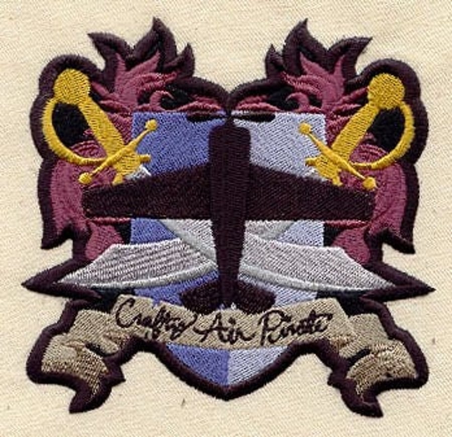 Air Pirate Embroidered patch for jackets sweatshirtsbags & more
