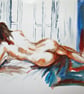 Nude woman reclining. Original painting - Image 4