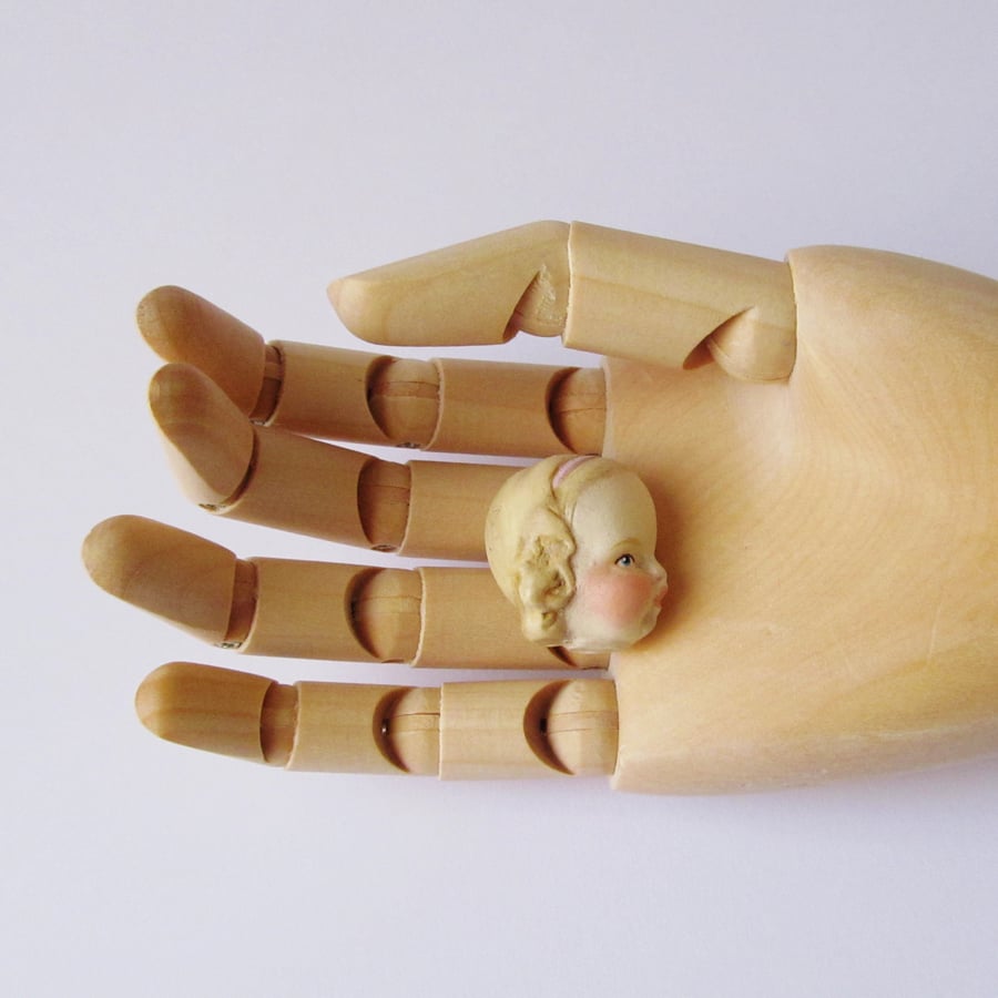 Handmade Doll Brooch - Elise by Dottie Dollie