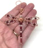Red Dragonfly Decoration, Copper Wirework - Image 2