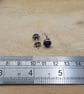 Hypoallergenic small Blue Kyanite stud earrings. Stainless steel - Image 5