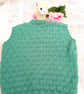 Basket Weave Pattern Child's Tank Top, Knitted Pullover,Children's Clothes - Image 6