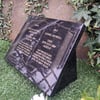  Memorial Grave Stone Memorial Marker  Granite Cemetery Headstone Grave Plaque