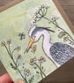 Heron Greetings card - Image 2