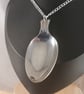 Upcycled Silver Plated Spoon Necklace (SPN102502) - Image 9
