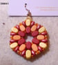 Hexagonal bead earrings (customisable) - Image 1