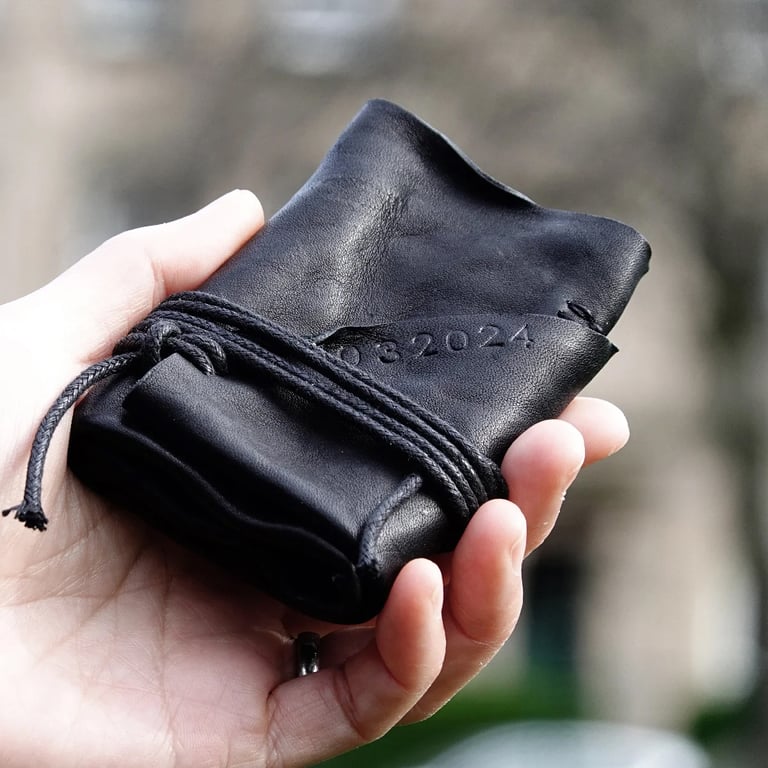 ddmmyyyy tri fold card holder