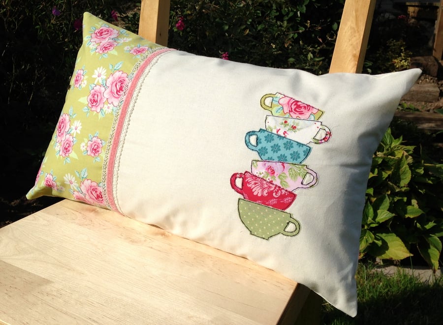 Tea Cups Cushion