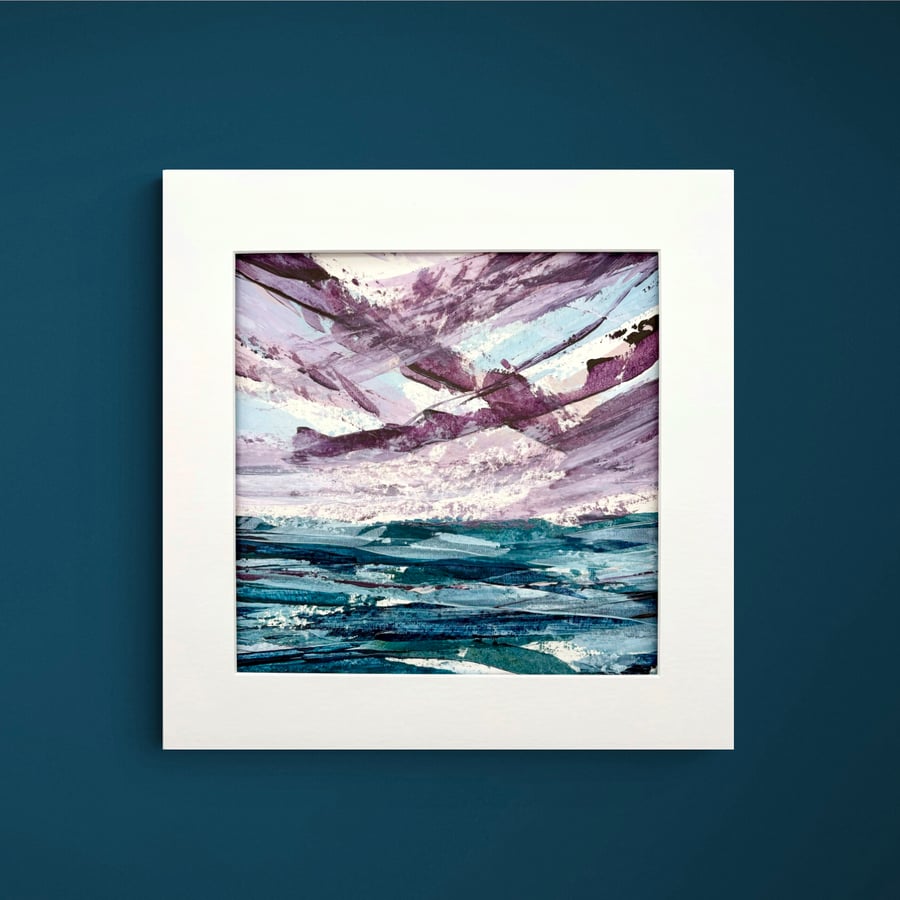 Original Seascape Painting - Deep in the Storm