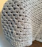 Dusky Blue Crocheted Baby Blanket - Image 2