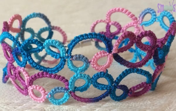 Lace Bracelet - Forget Me Not