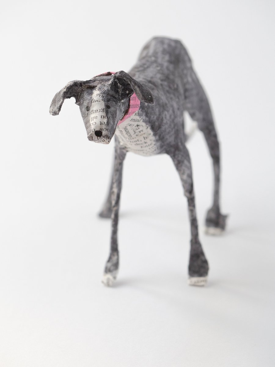 Skipper Paper Mache Poiny Dog