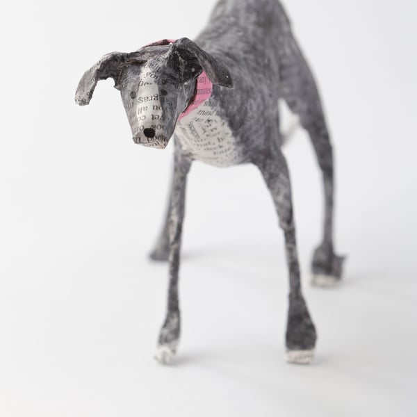 Skipper Paper Mache Poiny Dog