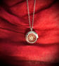 Rhodium Plated locket with recycled wire - Image 7