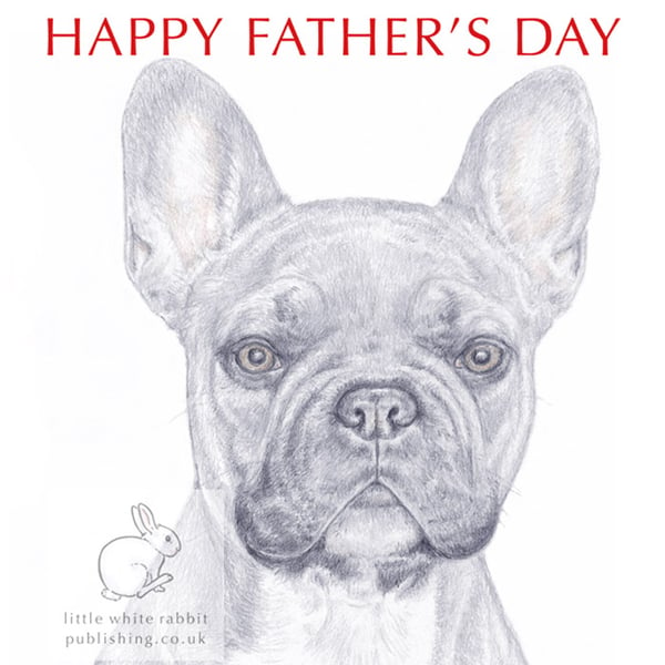 Barney the French Bulldog - Father's Day Card