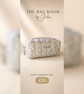 Grey Daisy Cosmetic Bag